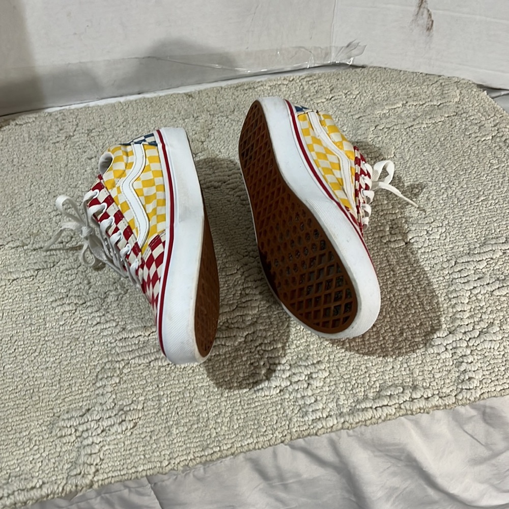 Vans multicolor size 5 youth good Condition - Picture 6 of 12